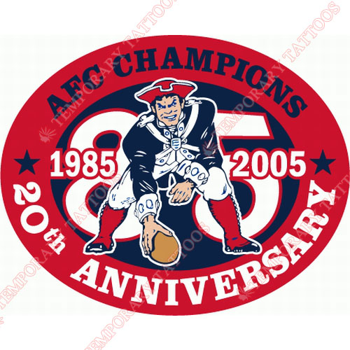 New England Patriots Customize Temporary Tattoos Stickers NO.605